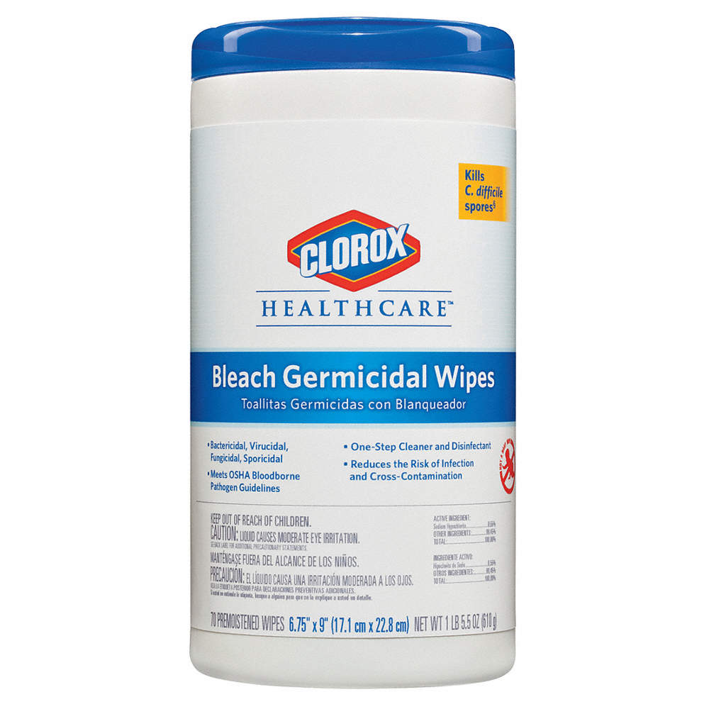 Clorox Healthcare Bleach Germicidal Wipes & Spray