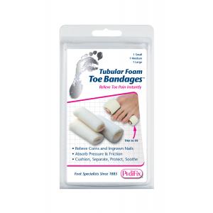 Tubular Foam Toe Bandages